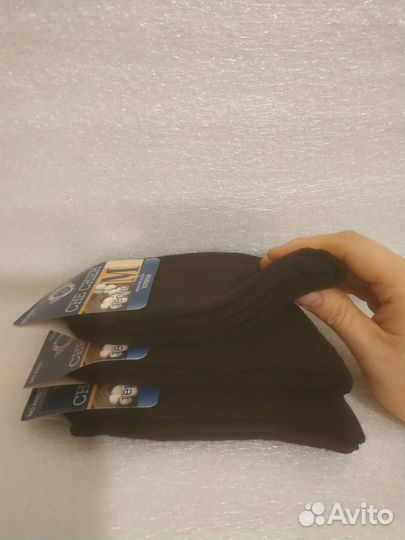 Носки мужские черные термо 190(3 шт)