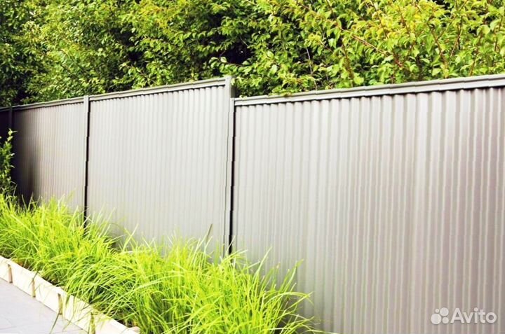 Забор из профнастила