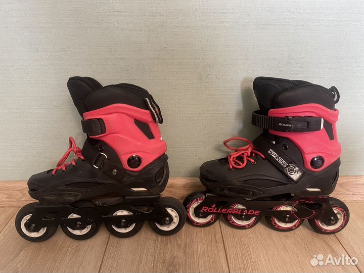 Роликовые коньки rollerblade, размер 31-33