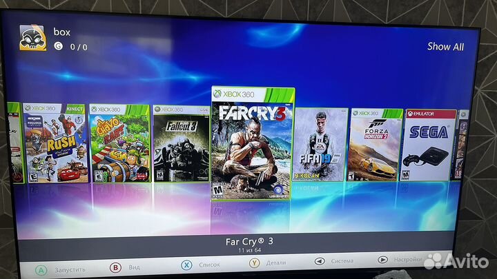 Xbox 360S прошивка 60 игр