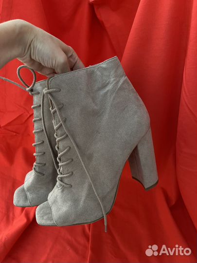 Летние ботильоны открытые пальцы