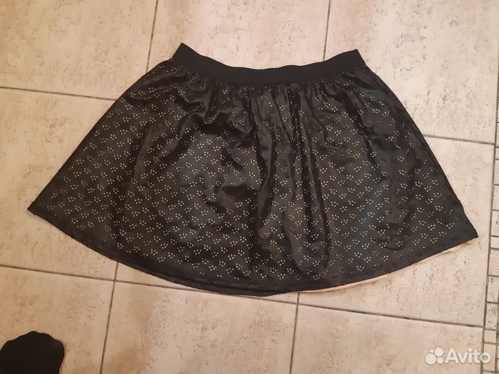 Юбка на девочку рост 146 из кожзаменителя