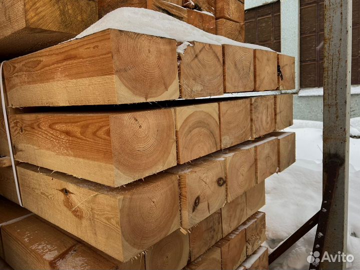 Брус обрезной 100х100х6000мм