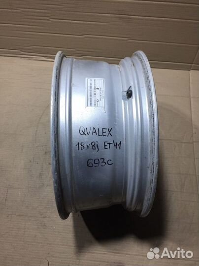 Диск колесный qualex 18x8j ET41