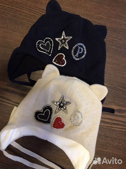 Шапки Pulka с завязками разные