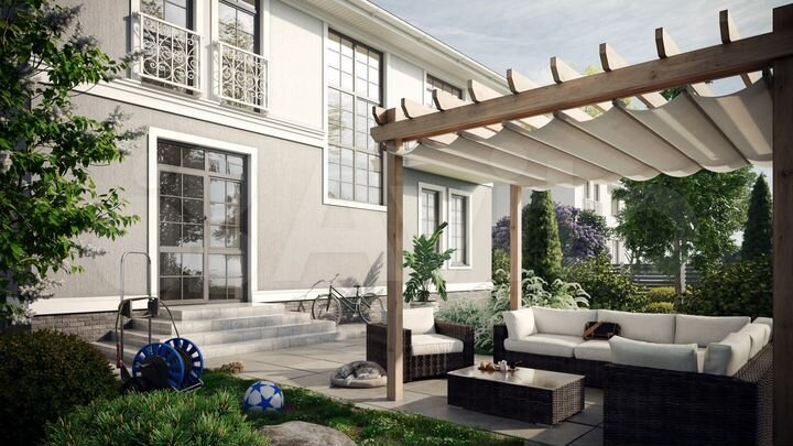 Таунхаус 80 м² на участке 2,4 сот.