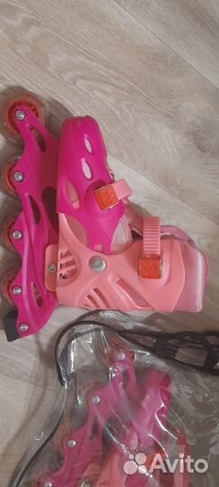 Детские раздвижные ролики 35 38 новые