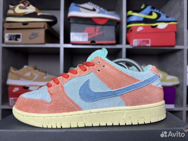 Nike SB Dunk Low Orange Emerald Rise Кроссовки