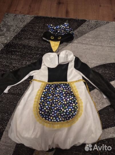 Костюм сороки для девочки