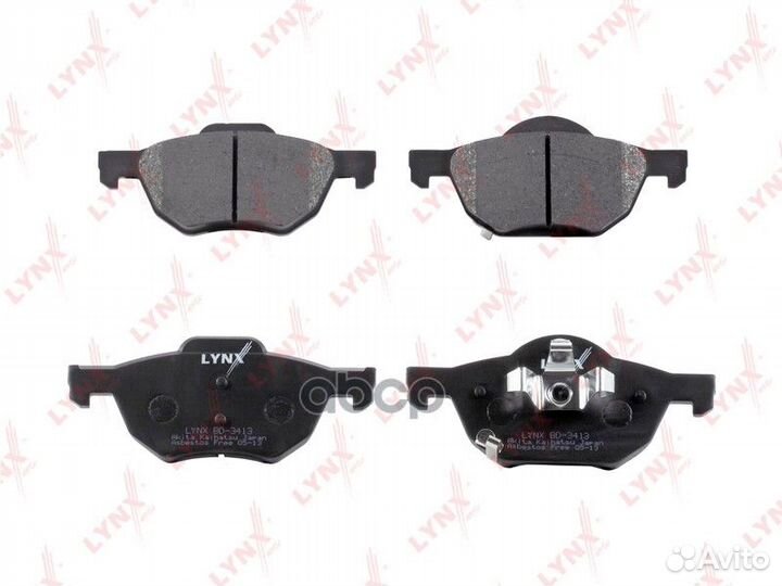 Колодки тормозные дисковые перед BD3413 LYN