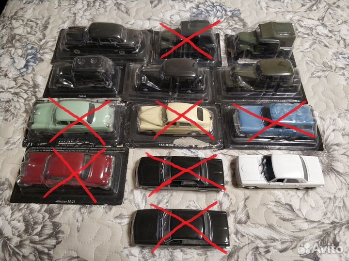 Автолегенды СССР (DeAgostini) газ, ваз, Москвич