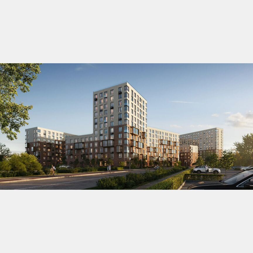 1-к. квартира, 46,6 м², 2/6 эт.