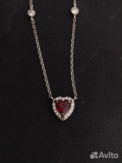 Колье из sokolov с красным камнем
