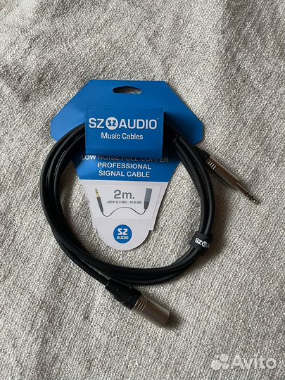 Музыкальный кабель - штекер Jack 6,3 (M) -XLR (M)