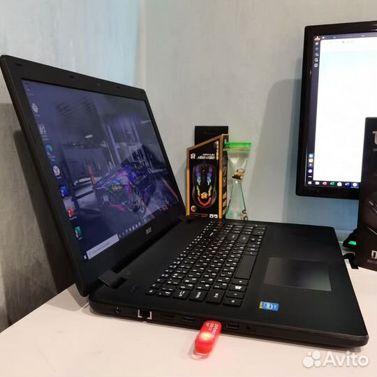 Большой Ноутбук 17.3 Acer SSD/HDD RAM8GB intel