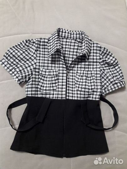 Школьная блузка на девочку (134-140)