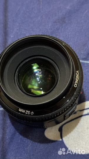 Объектив canon 50mm 1 8 yongnuo