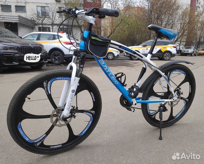 Велосипед batler на литых дисках подростковый