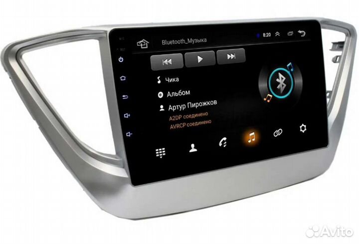 Магнитола Hyundai Solaris 9 дюймов