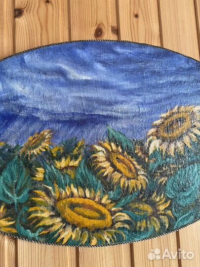 Картина Подсолнухи 56*33 см