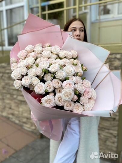 Цветы букеты 101 роза