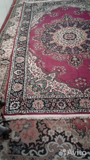 Ковер шерстяной турецкий бу