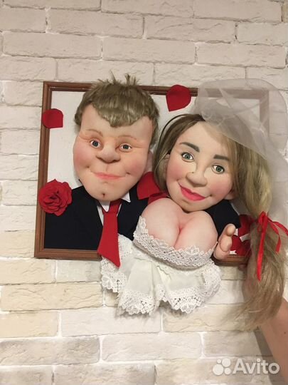 Портретная шаржевая кукла