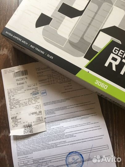 Видеокарта Palit GeForce RTX 3060 12 гб (dual OC)