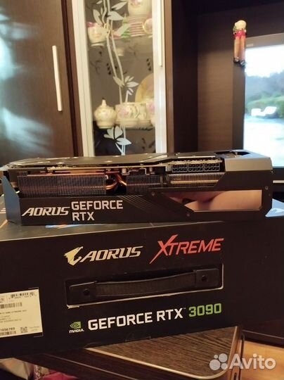 Видеокарта gigabyte aorus GeForce RTX 3090 xtreme