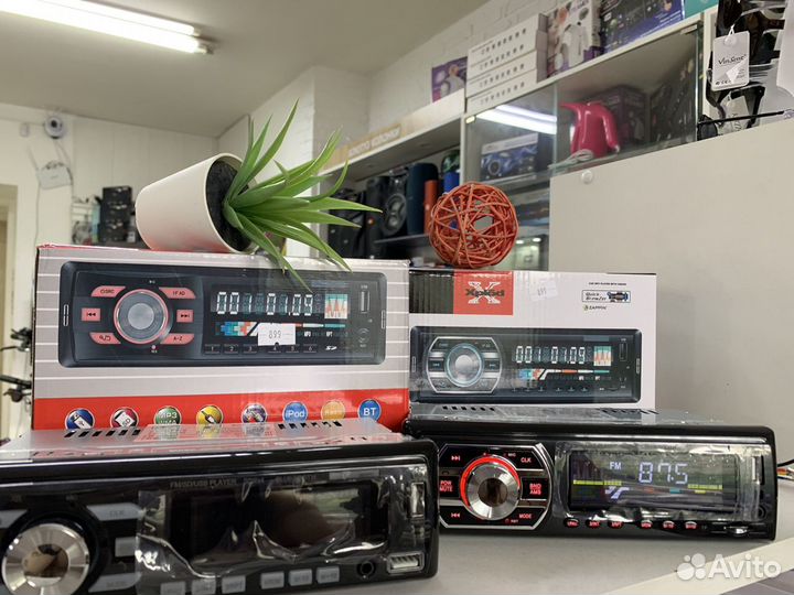 Магнитола 1din (новые, гарантия)