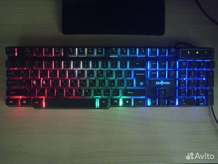 Клавиатура мембранная Defender mayhem GK-360DL