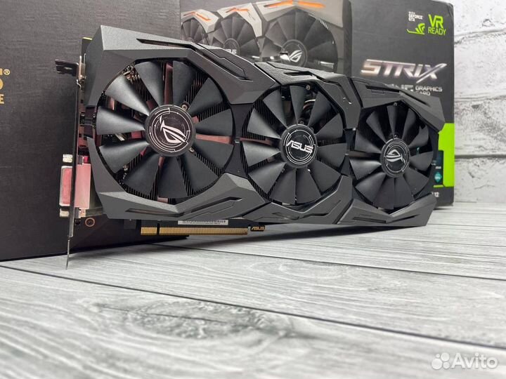 Видеокарта Asus strix 1060/1080 6/8 GB