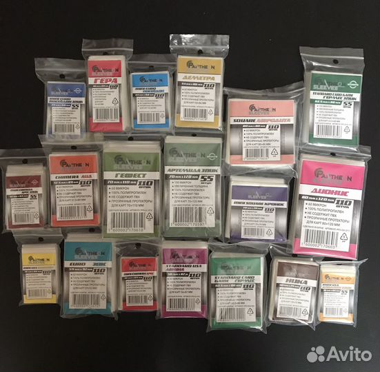 Протекторы Пантеон (Panteon) для настольных игр