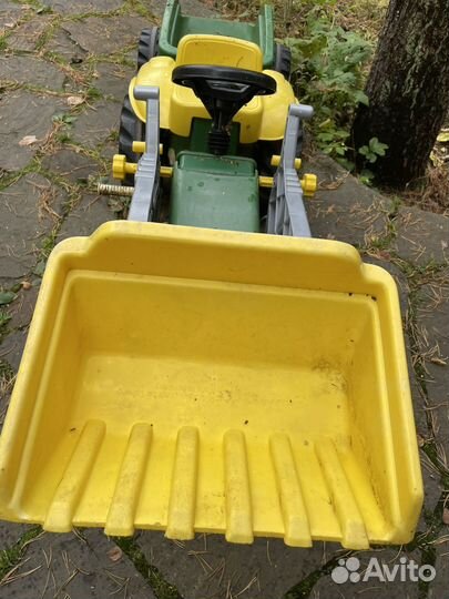 Трактор с прицепом john deere детский