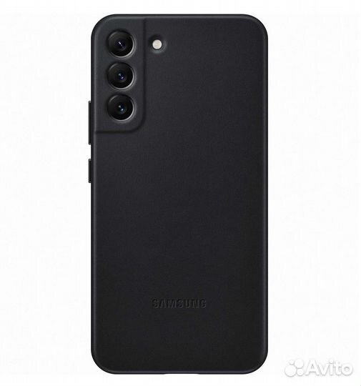Оригинал Leather Cover Samsung Galaxy S22+ (Black)