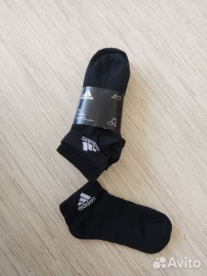 Носки adidas оригинал 3 шт короткие высокие 37-39