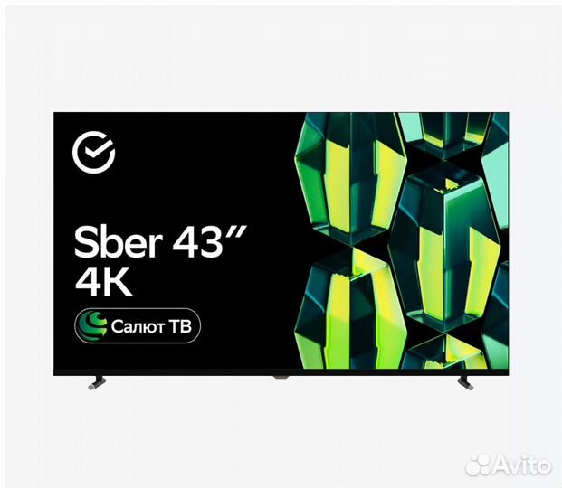 Телевизор Sber SDX-43U4124, 43