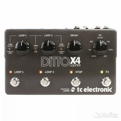 Педаль эффектов Tc Electronic Ditto x4 Looper
