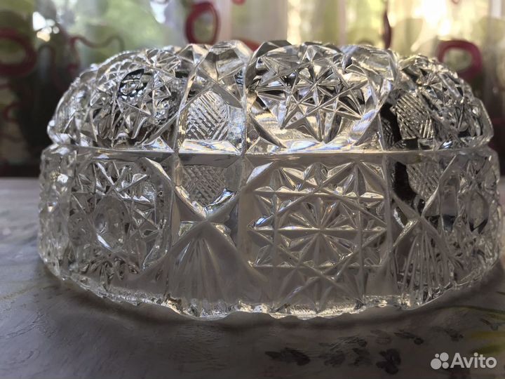 Салатник хрустальный СССР