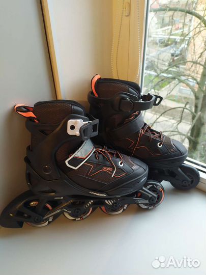 Ролики детские раздвижные Oxelo и защита Oxelo