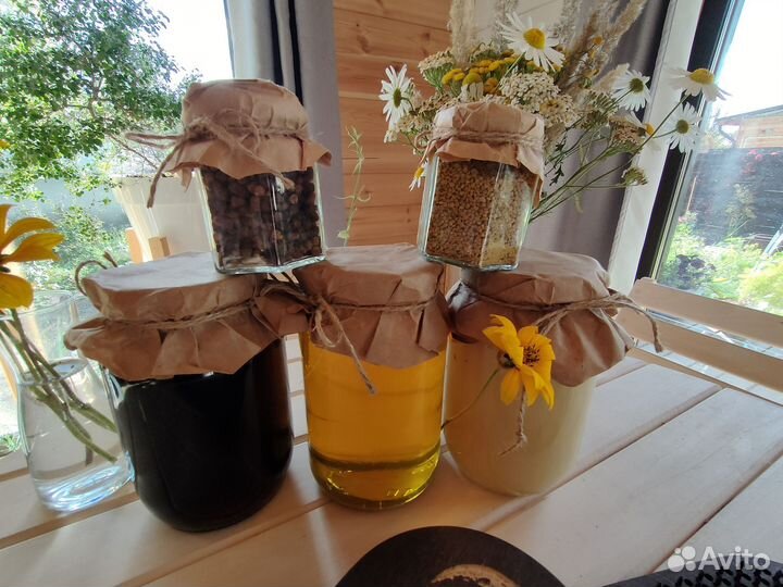 Мёд Алтайский пыльца прополис перга 2023 Жквск