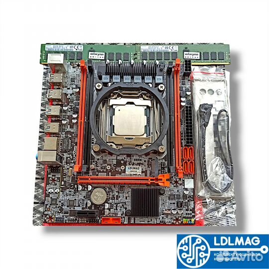 Комплект 2630v4 intel xeon 20ядер + 16gb DDR4