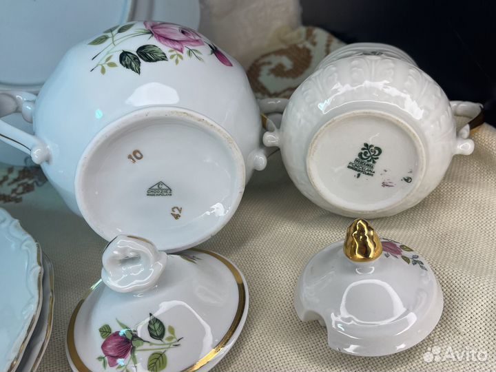 Посуда фарфор гдр, польша