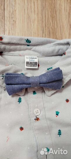 Рубашка для мальчика 104-110 новая