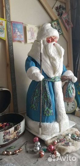 Ватный Дед Мороз и Снегурочка СССР. Авторская ра