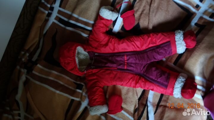 Комбинезон для девочек и мальчиков. Овчина