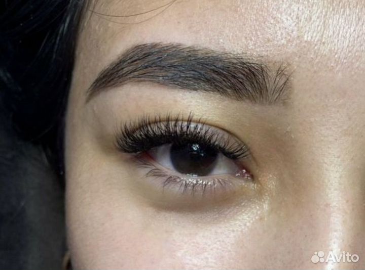 Наращивание ресниц в студии с гарантией 7 дней