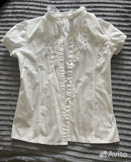 Школьная форма блузка рубашка поло для девочки