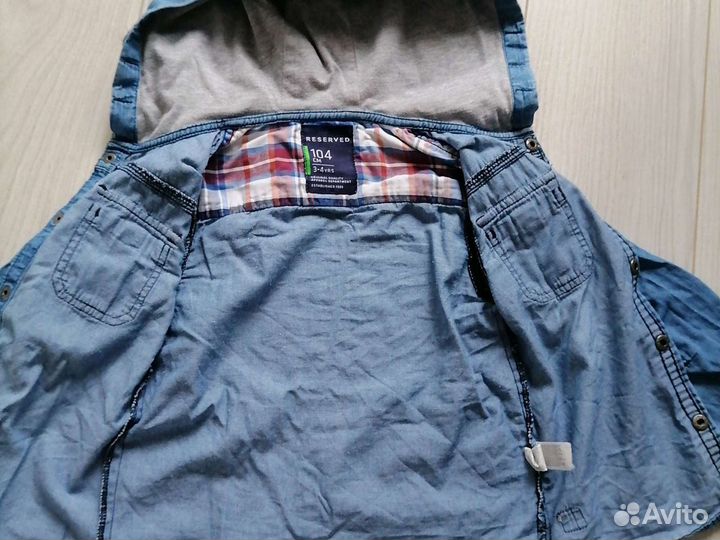 Джинсовая рубашка Reserved 104