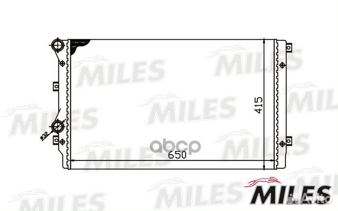 Радиатор VAG A3/G6/yeti/octavia 1.2-1.8/1.9TD 0